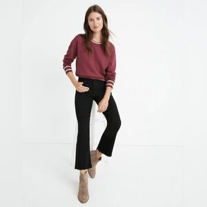 Madewell Petite Cali Demi-Boot Jeans in Black Frost